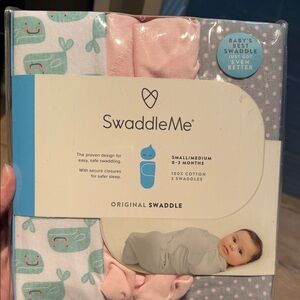 SwaddleMe Original Swaddle Set - Pink and Teal